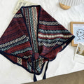Knit Triangle Shawl - DippedShop Wholesale - #3603
