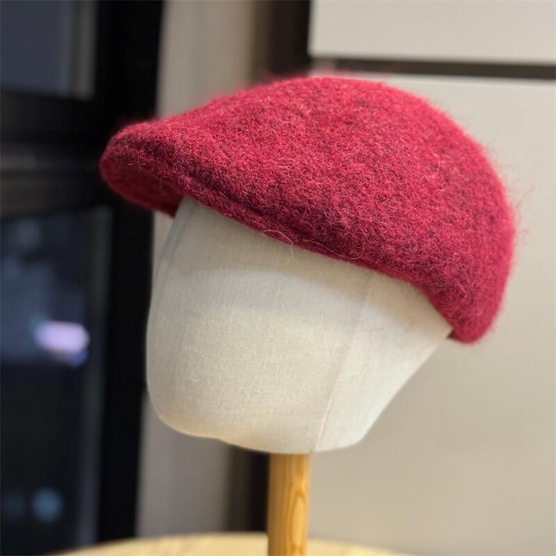 Leather Beret Hat - DippedShop Wholesale - #6435