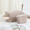 Minimalist Solid Color Portable Makeup Bag 6S10BOB1031