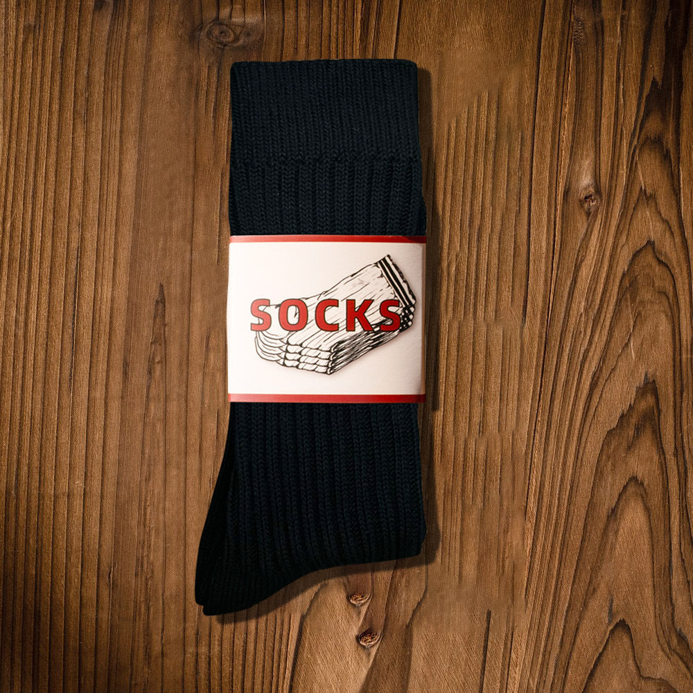 Color Block Cotton Crew Socks - DippedShop Wholesale - #8371