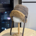 Faux Fur Earflap Aviator Cap - DippedShop Wholesale - #1987