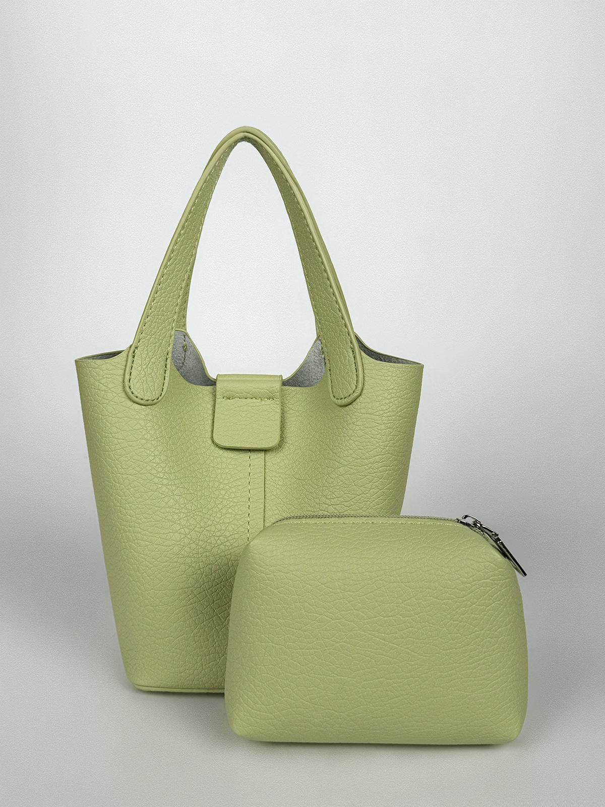 Trendy Soft PU Leather Bucket - DippedShop Wholesale - #1555