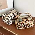 Vintage Leopard Pattern Lightweight Makeup Bag MK2BW6S10BOB67