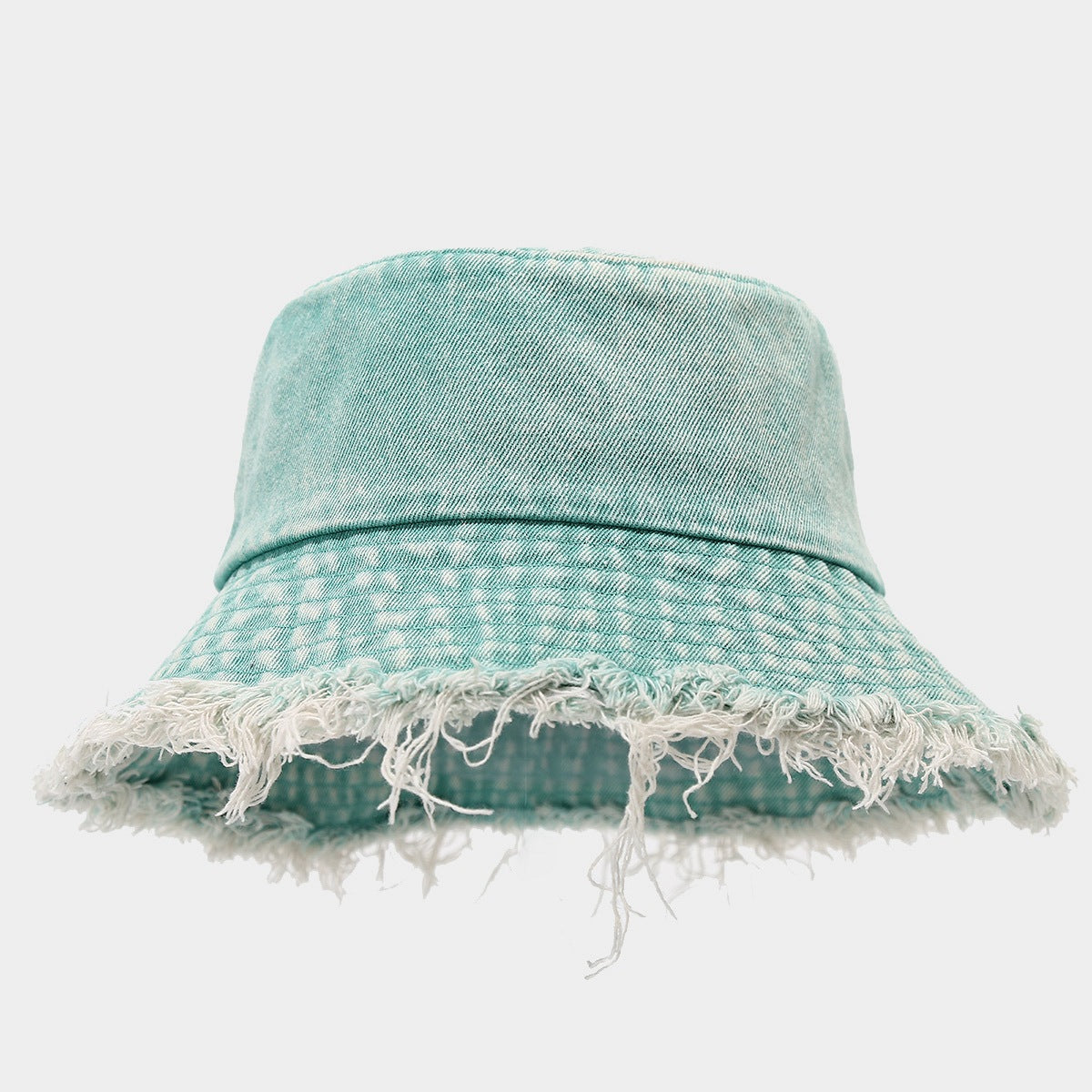 Frayed Wide Brim Bucket Hat - DippedShop Wholesale - #6403