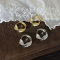 Twisted Texture Hoop Earrings - DippedShop Wholesale - #1251