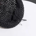 Simple Hollow Out Crochet Thin Beret Hat MK2CK6W6HAT65