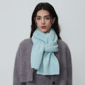 Versatile Solid Color Knit Wool Scarf 6W6NSW301