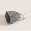 Luxury Sparkling Rhinestone Round Handle Bucket Bag 6W10BBG1410