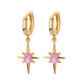 Gold Plated Star Stud Earrings - DippedShop Wholesale - #7427