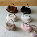 Cute Fluffy Faux Fur Dumpling Crossbody Bag 6W10BBG2389