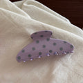 Stylish Polka Dots Large Acetate Hair Claw 8AS6HCP296L
