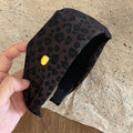 Vintage Leopard Print Soft Wide Headband 6W6HBD378