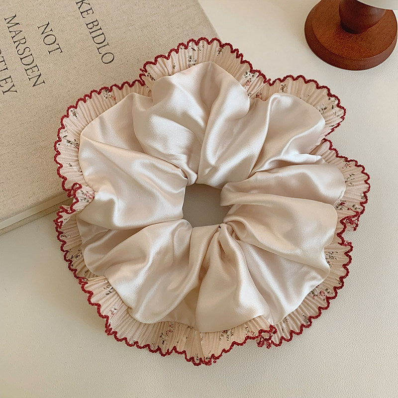 Ruffled Lace Oversized Scrunchie MK2BLW6W6HSR26