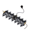 Gothic Crystal Tassel Choker - DippedShop Wholesale - #5587