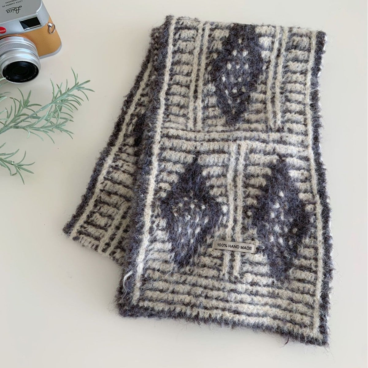 Wool Blend Knit Scarf - DippedShop Wholesale - #2851