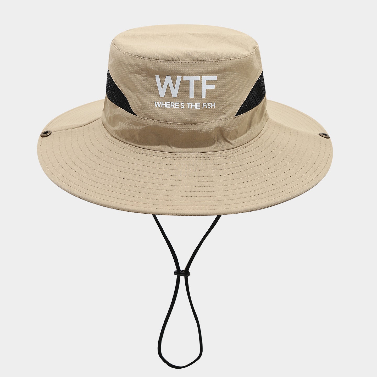 Trendy Letter Print Breatheable Safari Boonie Hat 8BK6HAT177L