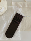 Simple Striped Polka Dot Crew Socks 6W8FSO696