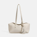 Minimalist Solid Color PU Leather Boston Bag 6W10BBG2406