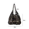 Wooden Beaded Tote Bag - DippedShop Wholesale - #3411