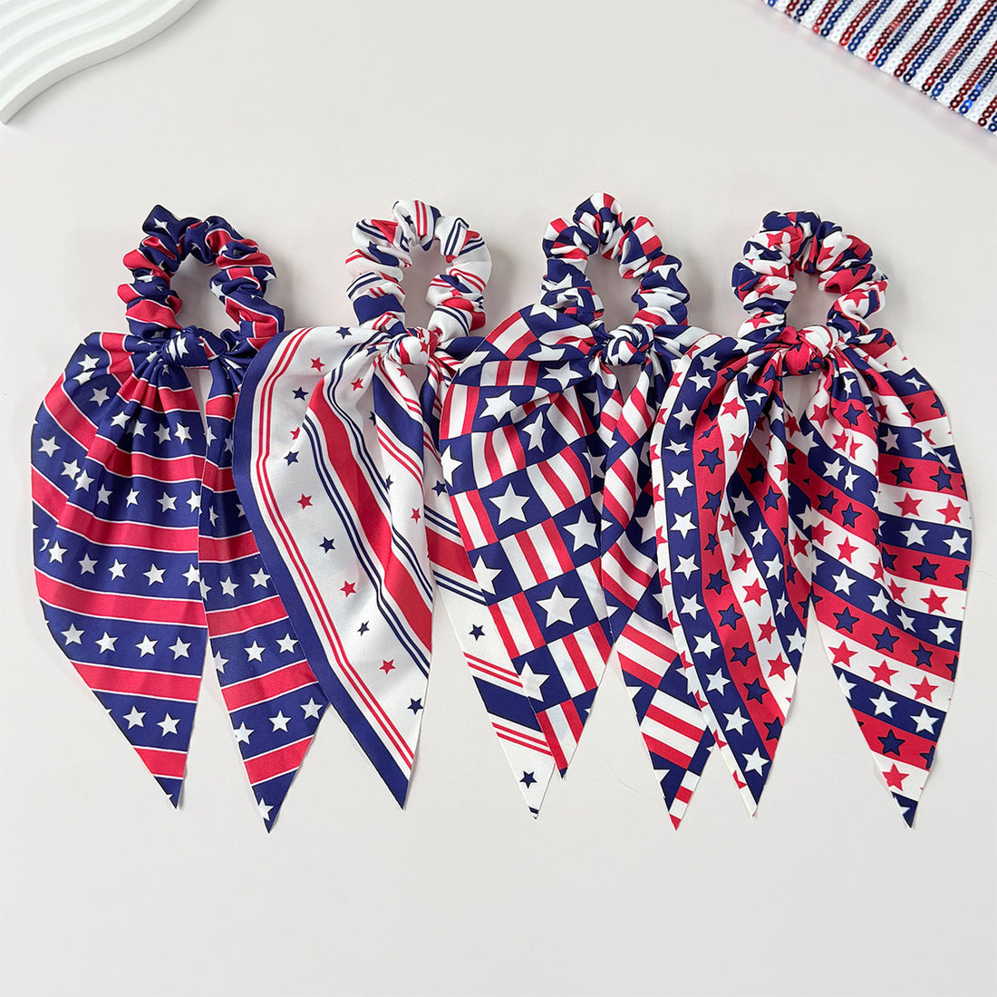 Fashion Star Striped Print Bow - DippedShop Wholesale - #6739