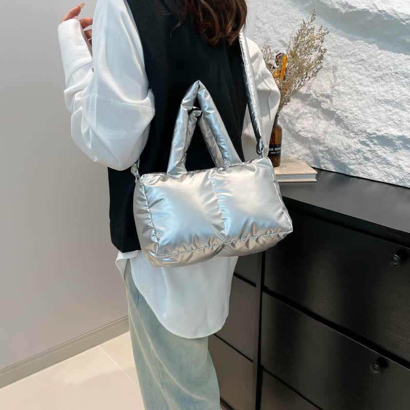 Puffer Square Tote Bag - DippedShop Wholesale - #0243
