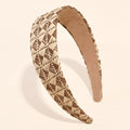 Stylish Color Block Woven Wide Headband MK2SPM6W6HBD04