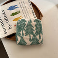 Vintage Floral Tree Embroidery Mini Jewelry Case 6W13HSJ117