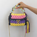 Chunky Crochet Crossbody Bag - DippedShop Wholesale - #8387