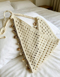 Boho Shell Charm Hollow Headacarf Triangle Scarf 6W1SL14