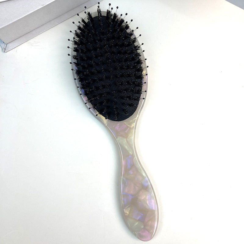 Acetate Bristle Hair Air Oval Cushion Combs MK2PPM6CT5CB29