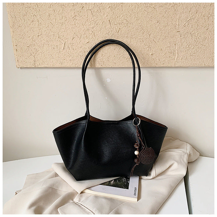 Vintage Soft PU Leather Slouchy - DippedShop Wholesale - #7955