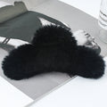 Leopard Fuzzy Hair Claw - DippedShop Wholesale - #2963