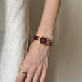 Vintage Leather Strap Watch - DippedShop Wholesale - #7107