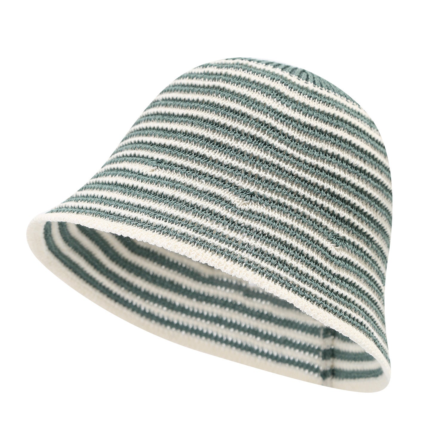 Elegant Color Block Striped Outdoor Bucket Hat 6W6HAT541