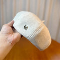 Metal Badge Beret Hat - DippedShop Wholesale - #0323