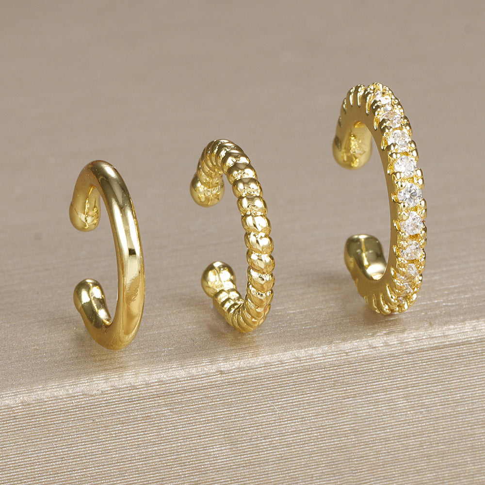 Stylish Twist C-Shape Clip Ear - DippedShop Wholesale - #7507