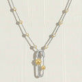Creative Gold Plated Pin Pendant Choker Necklace 6W6JNC644