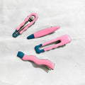 Sweet Color Block No Crease Hair Clip 6W6HCP1640