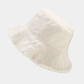 Vintage Frayed Wide Brim Beach Bucket Hat MK2BW6W6HAT71