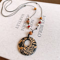 Geometric Resin Pendant Necklace - DippedShop Wholesale - #2323