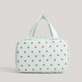 Cute Polka Dots PU Multi-Layer Makeup Bag MK2BW6S10BOB88