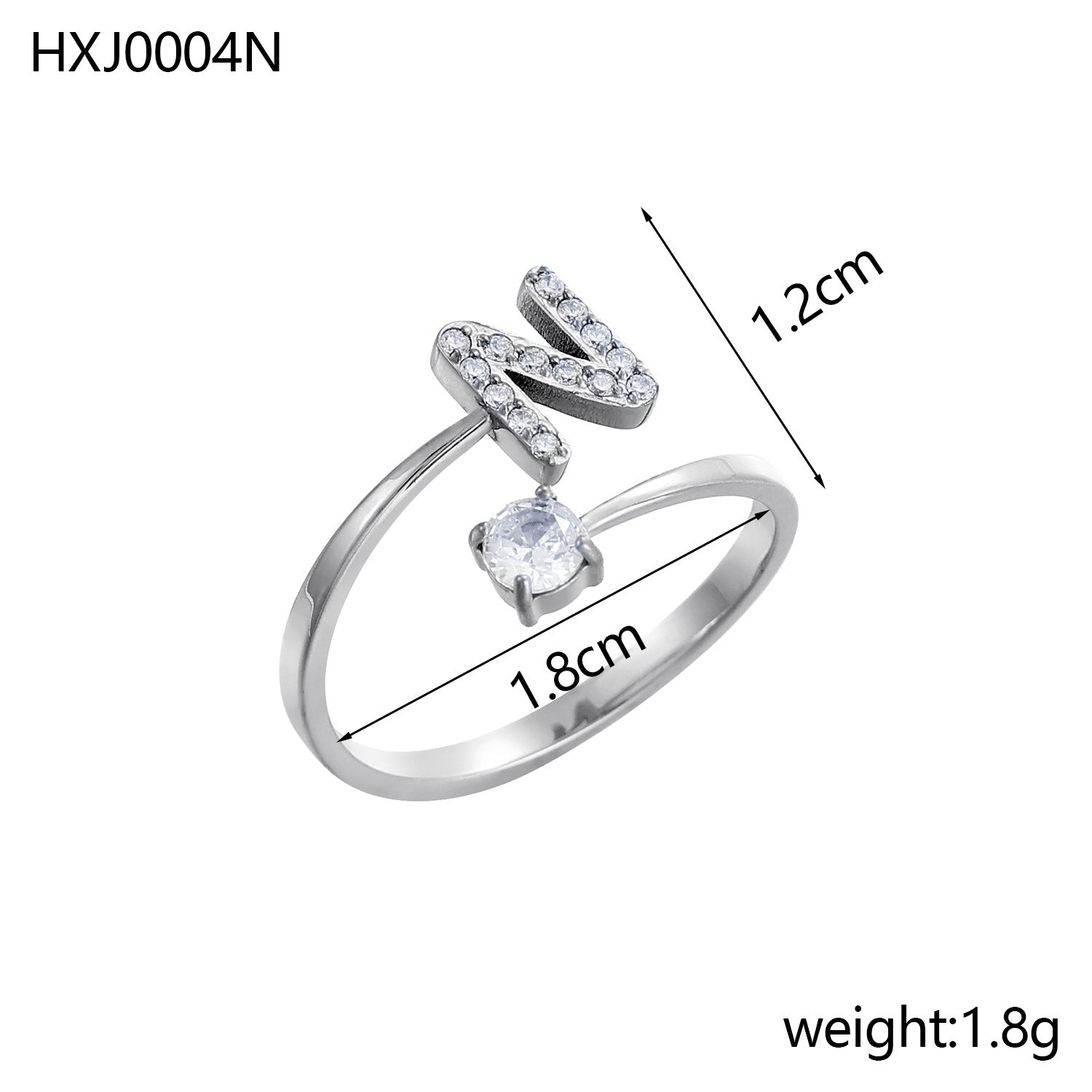 Simple Gold Plated Rhinestone - DippedShop Wholesale - #5555