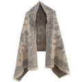 Paisley Jacquard Shawl Scarf - DippedShop Wholesale - #4947