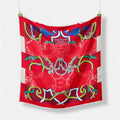 Abstract Silk Square Scarf - DippedShop Wholesale - #4355