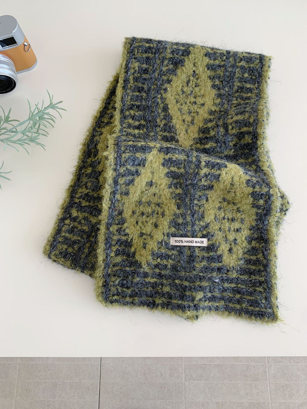 Wool Blend Knit Scarf - DippedShop Wholesale - #1155