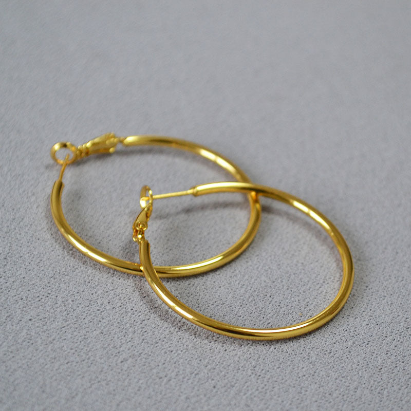 C Shape Earrings - DippedShop Wholesale - #3347