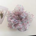 Vintage Sheer Organza Flower Fairy Scrunchies MK2BW6W6HSR85