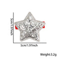 Exquisite Solid Color Sequin Star Hair Clip 8AS6HCP72L