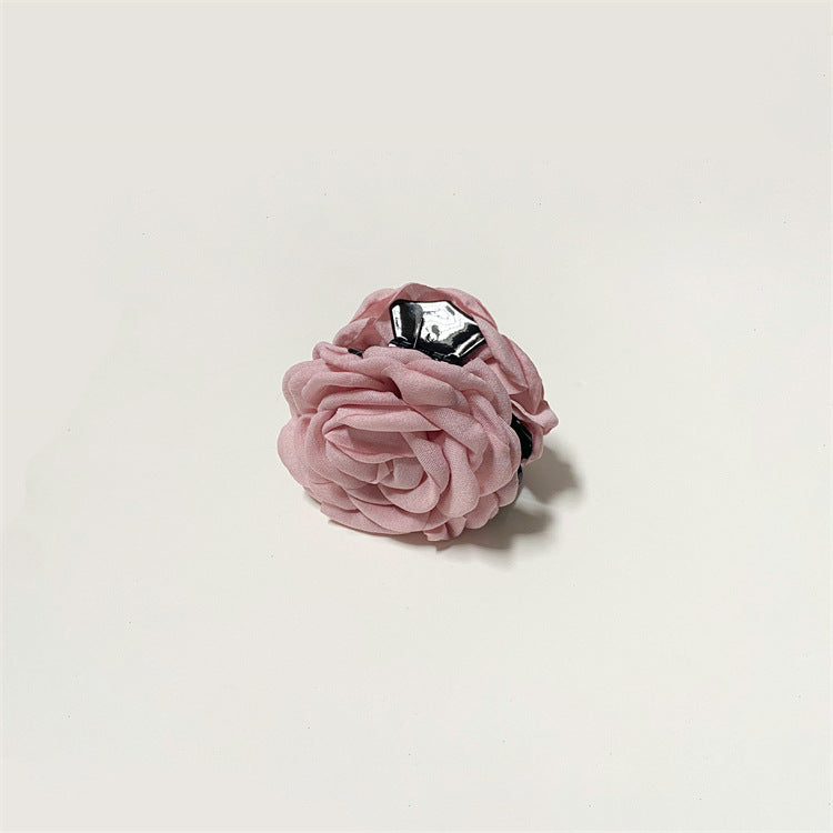 Cute Hawaiian Rose Flower Hair Claw Clip 6W6HCP1251