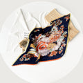 Pleated Floral Neckerchief Scarf - DippedShop Wholesale - #6163